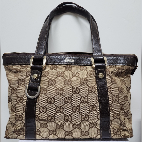 GUCCI GG Monogram Canvas Mini Zip Tote FIXER UPPER - Picture 2 of 14